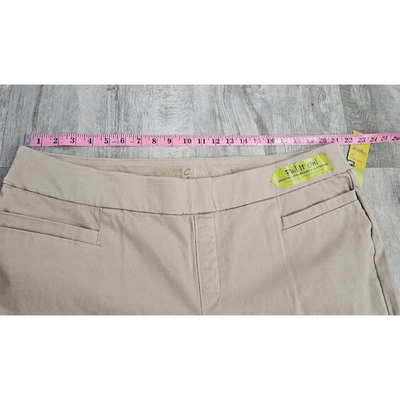 LEE Womens - STYLE UP - Caramel Pull-On Flare, Size 22W Medium - Cotton - Picture 10 of 10
